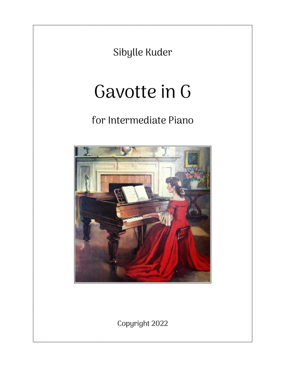Gavotte in G for Intermediate Solo Piano image number null