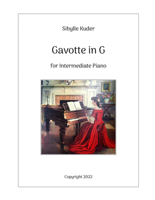 Gavotte in G for Intermediate Solo Piano