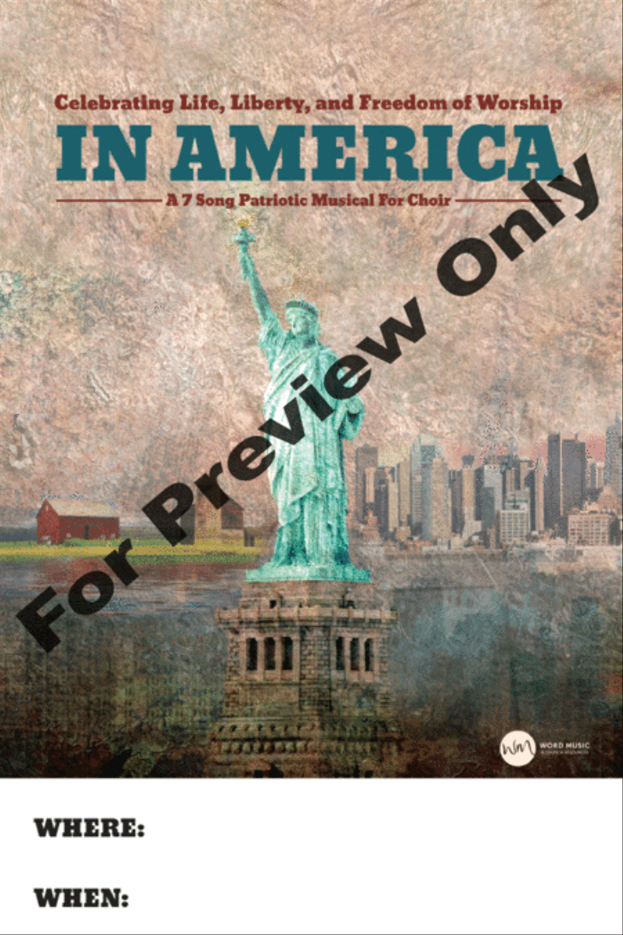 In America - Posters (12-pak) Choir scores gallery preview page 2