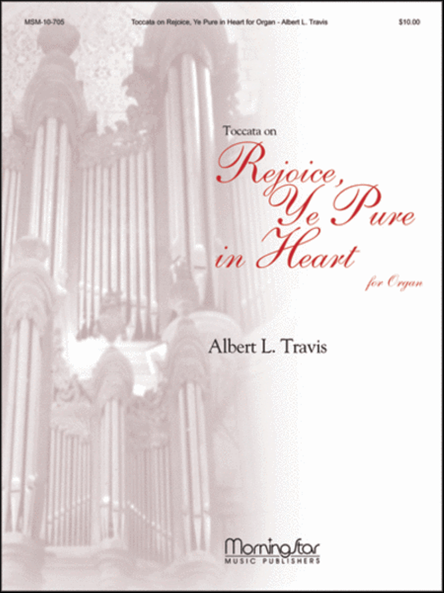 Toccata on Rejoice, Ye Pure in Heart Organ scores gallery preview page 1