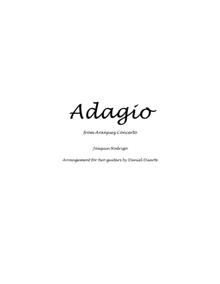 Concierto de Aranjuez - Adagio