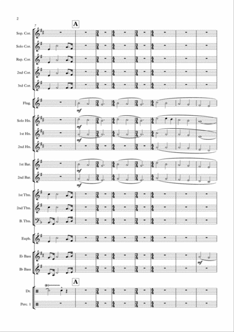 All You Need Is Love Brass Band scores gallery preview page 2