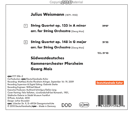 String Quartets Arr. for Strin