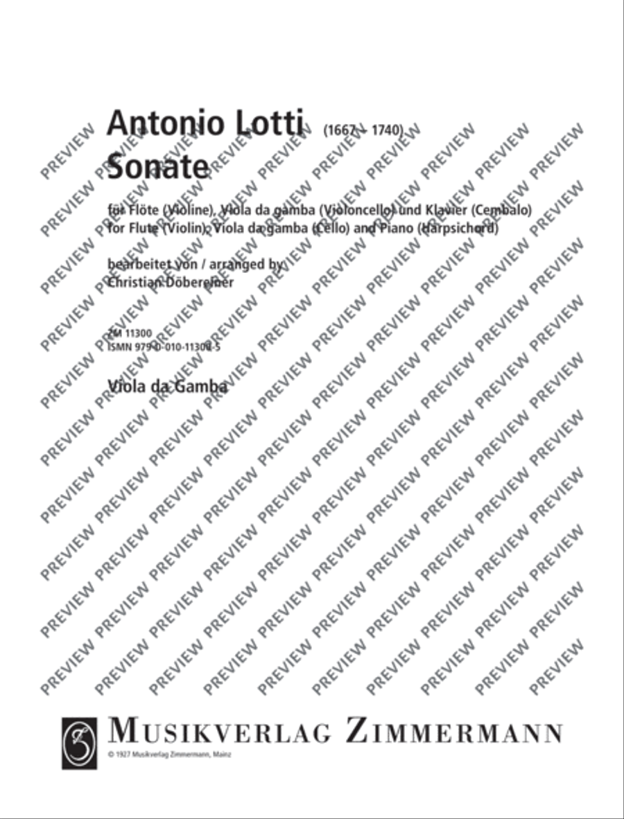 Sonata Flute scores gallery preview page 17