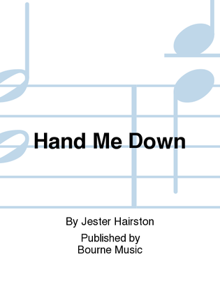 Book cover for Hand Me Down