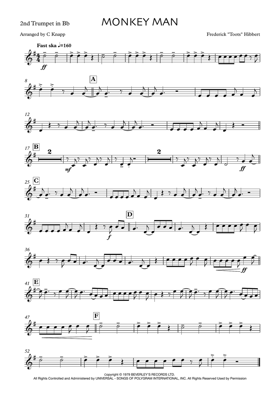 Monkey Man Monkey Man Brass Ensemble scores gallery preview page 6