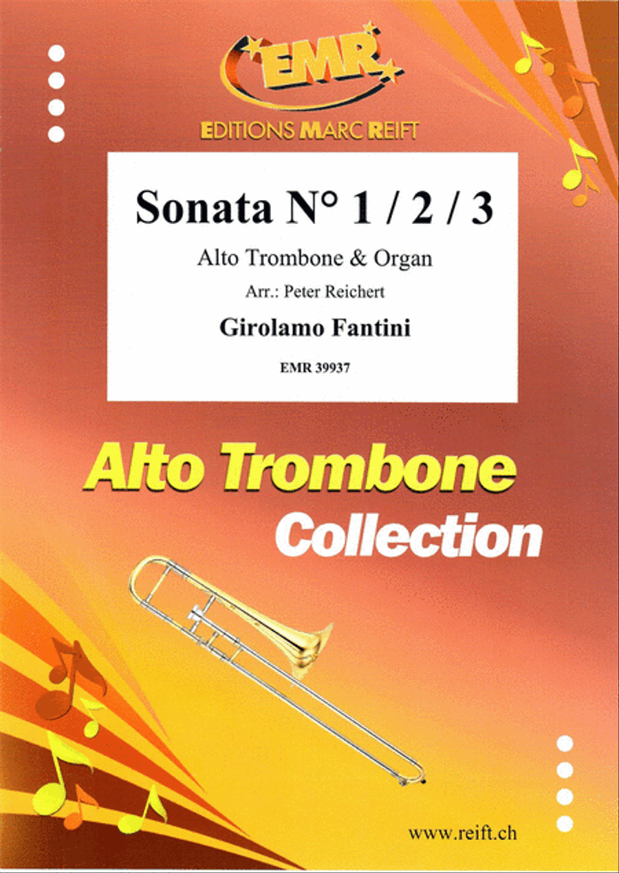 Sonata No. 1 / 2 / 3 Sonata No. 1 / 2 / 3 Trombone scores gallery preview page 1
