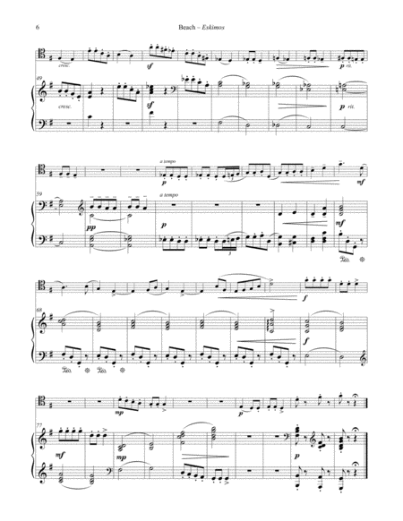 Eskimos, Op. 64 for Trombone & Piano