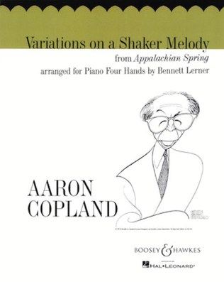 Book cover for Variations on a Shaker Melody from Appalachian Spring