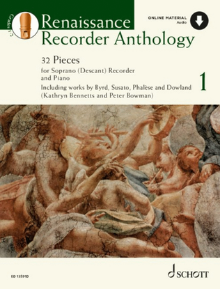 Book cover for Renaissance Recorder Anthology 1