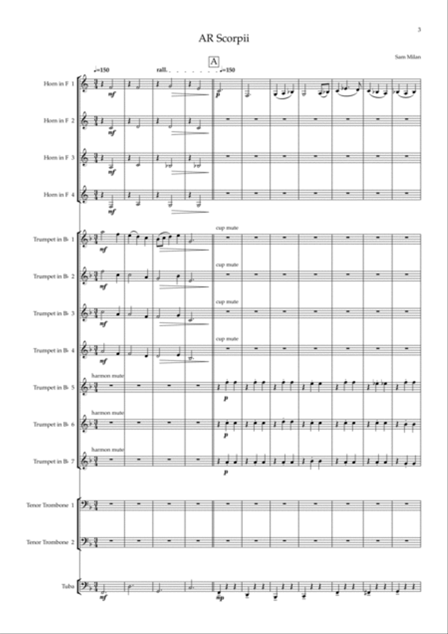 AR Scorpii Brass Ensemble scores gallery preview page 3