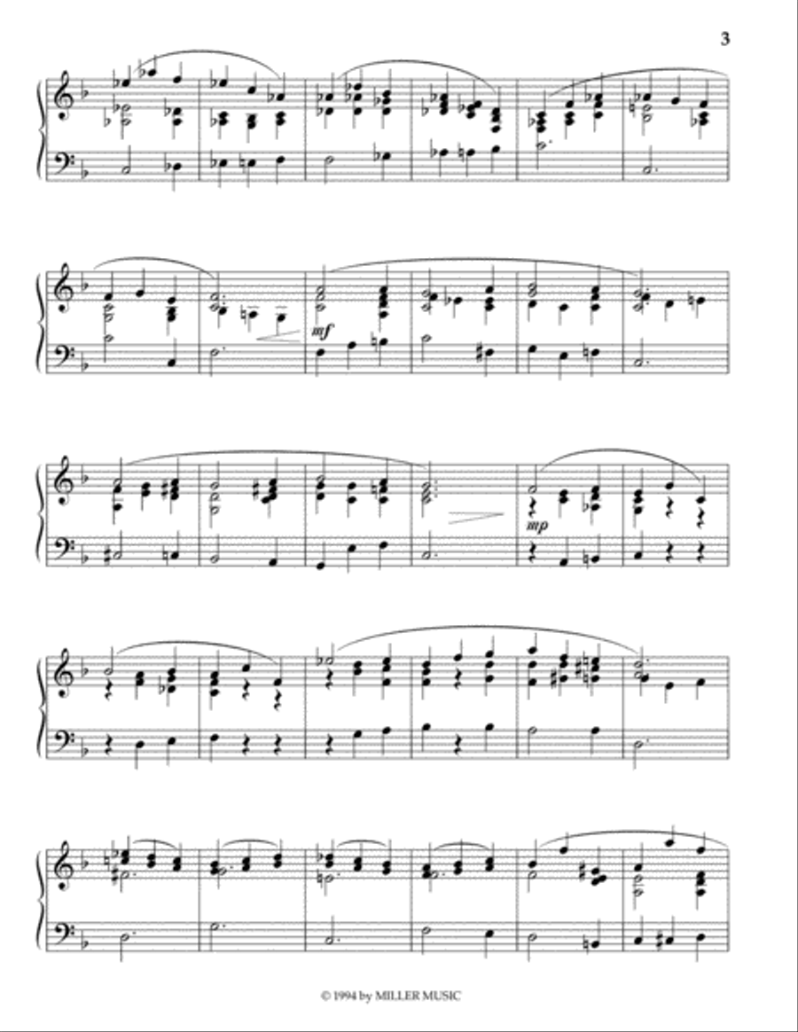 Vaste Rots Van Mijn Behoud Organ Solo scores gallery preview page 3