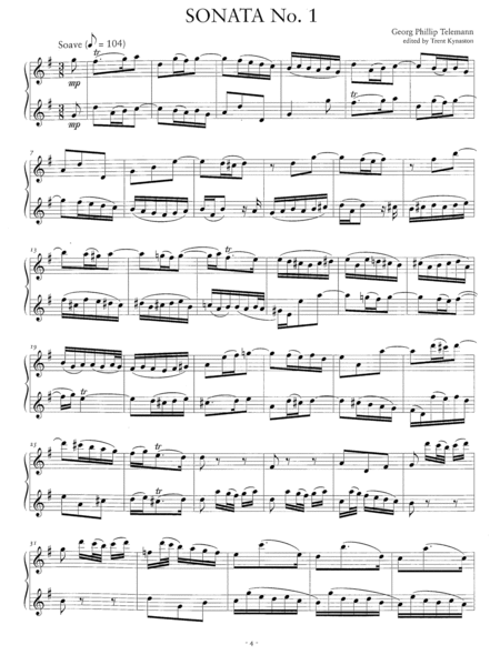 Six Sonatas Op. 2