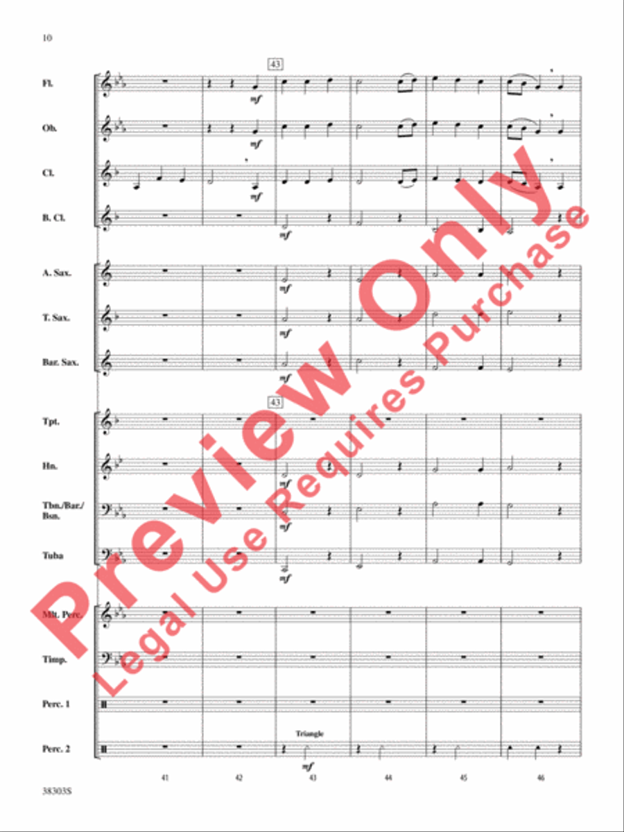 Ghost Ship Concert Band scores gallery preview page 11