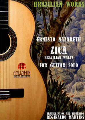 Book cover for ZICA - ERNESTO NAZARETH - FOR GUITAR SOLO