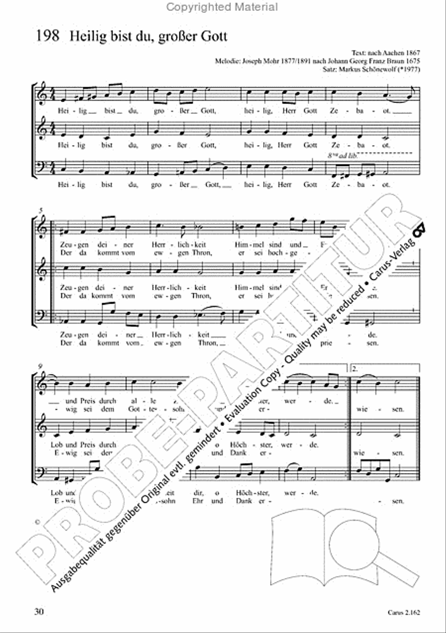 Chorbuch Gotteslob SAM 3-Part scores gallery preview page 31