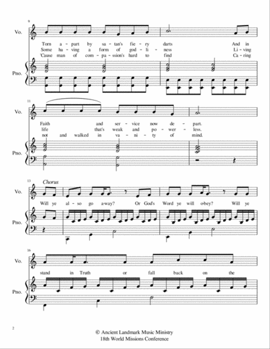 Will Ye? Will Ye? Piano Solo scores gallery preview page 2