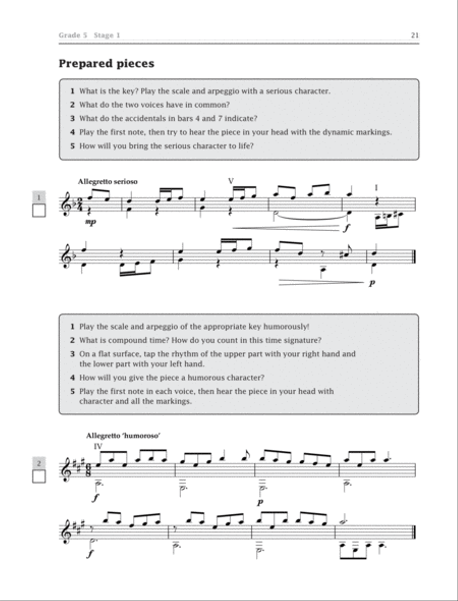 Improve Your Sight-Reading! Guitar, Levels 4--5 Guitar scores gallery preview page 3