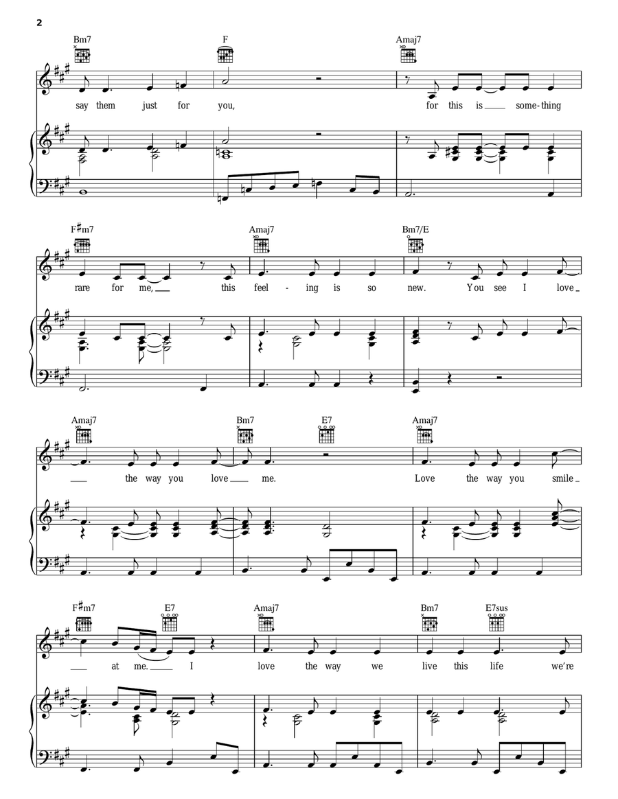 Birthday Song Piano, Vocal, Guitar scores gallery preview page 2