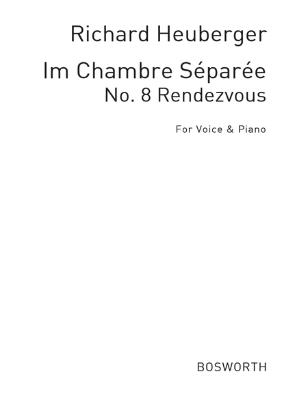 Heuberger, R Im Chambre Separee No.8 Duet