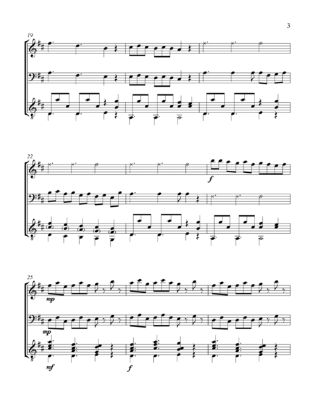 Three Entertainments for Flute, Cello and Guitar - Fiesta - Score and Parts image number null