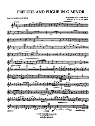 Prelude and Fugue in G Minor: E-flat Baritone Saxophone