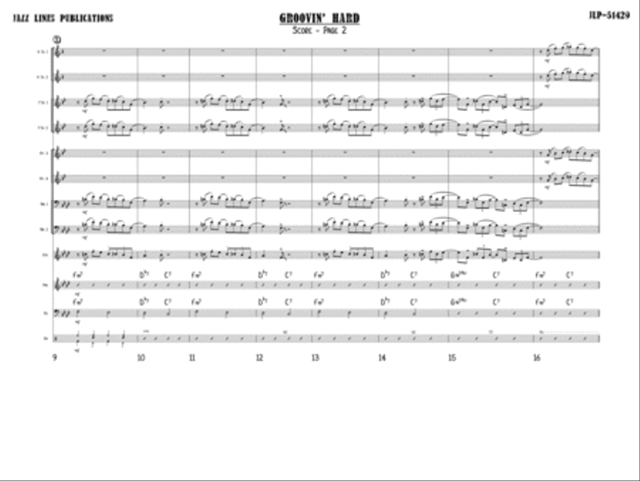Groovin' Hard Big Band scores gallery preview page 3