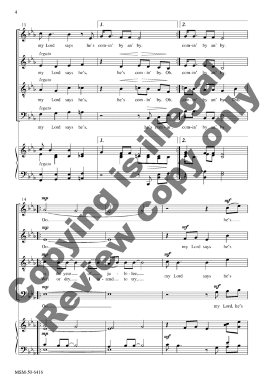 Rise, Shine! Divisi scores gallery preview page 4