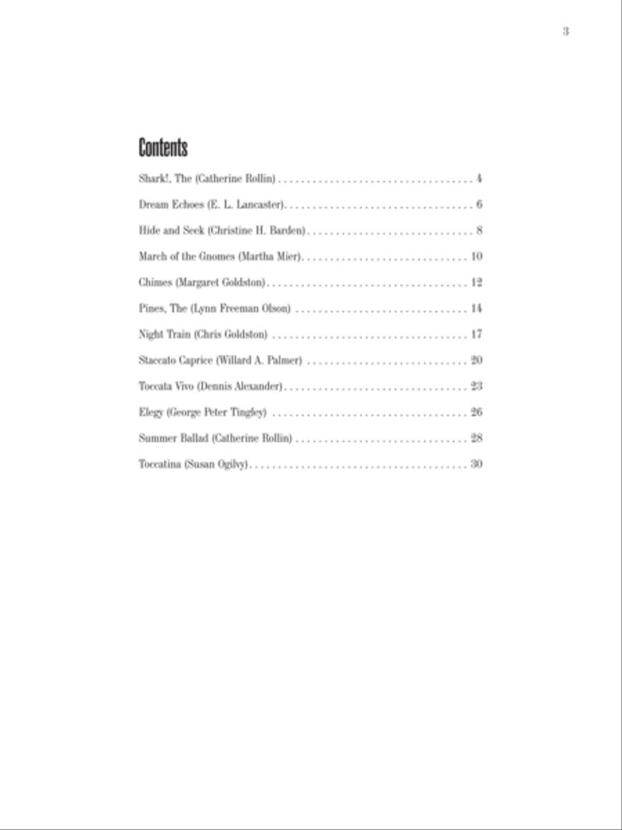 Contest Winners, Book 2 Easy Piano scores gallery preview page 2