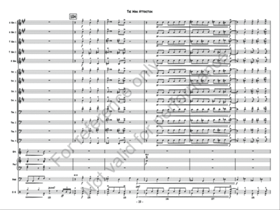 The Main Attraction Jazz Ensemble scores gallery preview page 21