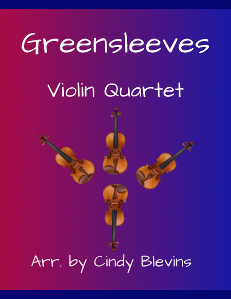 Greensleeves, for Violin Quartet image number null