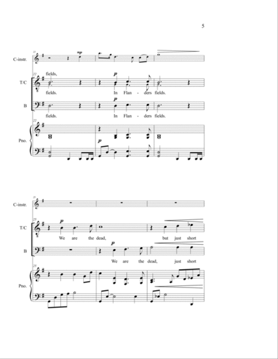 We Shall Not Sleep Choir scores gallery preview page 8