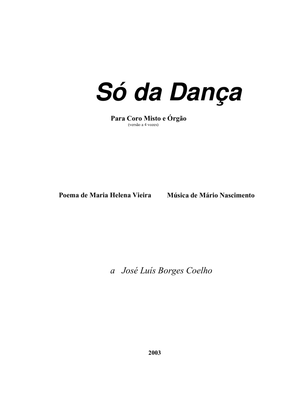 Só da dança (SATB and organ)