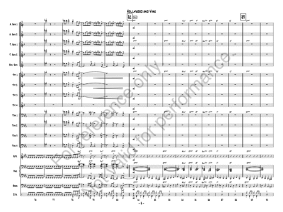 Hollywood and Vine Jazz Ensemble scores gallery preview page 8