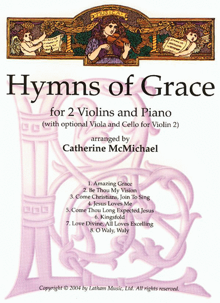 Hymns of Grace for 2 Violins and Piano image number null