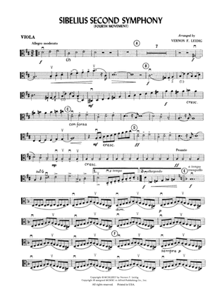 Sibelius's 2nd Symphony, 4th Movement: Viola