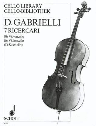 Book cover for Seven Ricercari