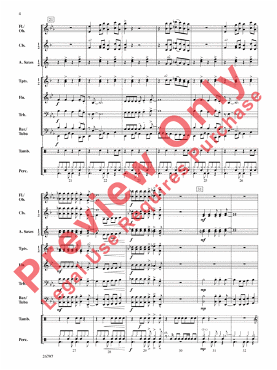 Soul Express Concert Band scores gallery preview page 5