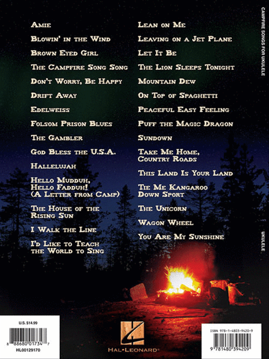 Campfire Songs for Ukulele Ukulele scores gallery preview page 2