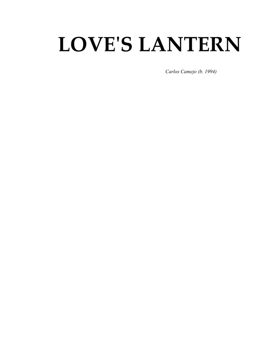Love's Lantern image number null