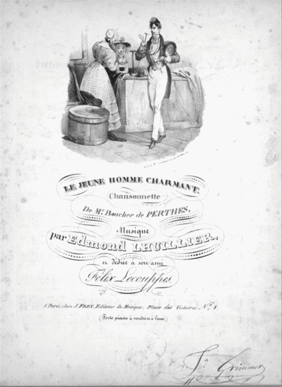 Le Jeune Homme Charmant Voice scores gallery preview page 1