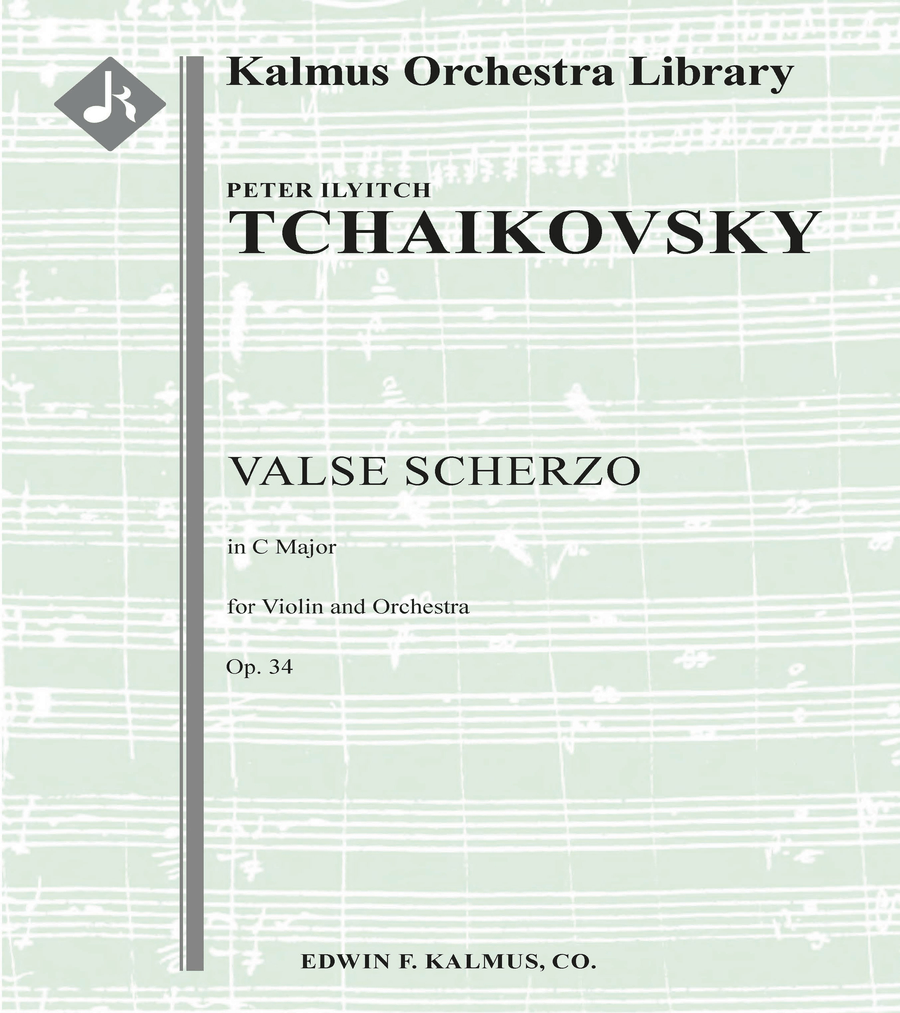 Valse Scherzo, Op. 34 Valse Scherzo, Op. 34 Full Orchestra scores gallery preview page 1