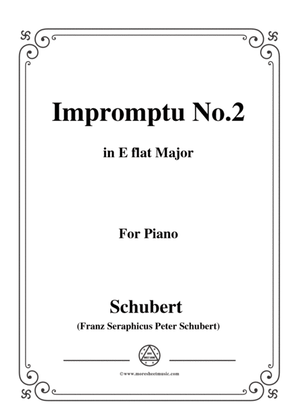 Schubert-Impromptu No.2 in E flat Major,for piano