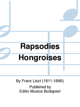 Book cover for Rapsodies Hongroises