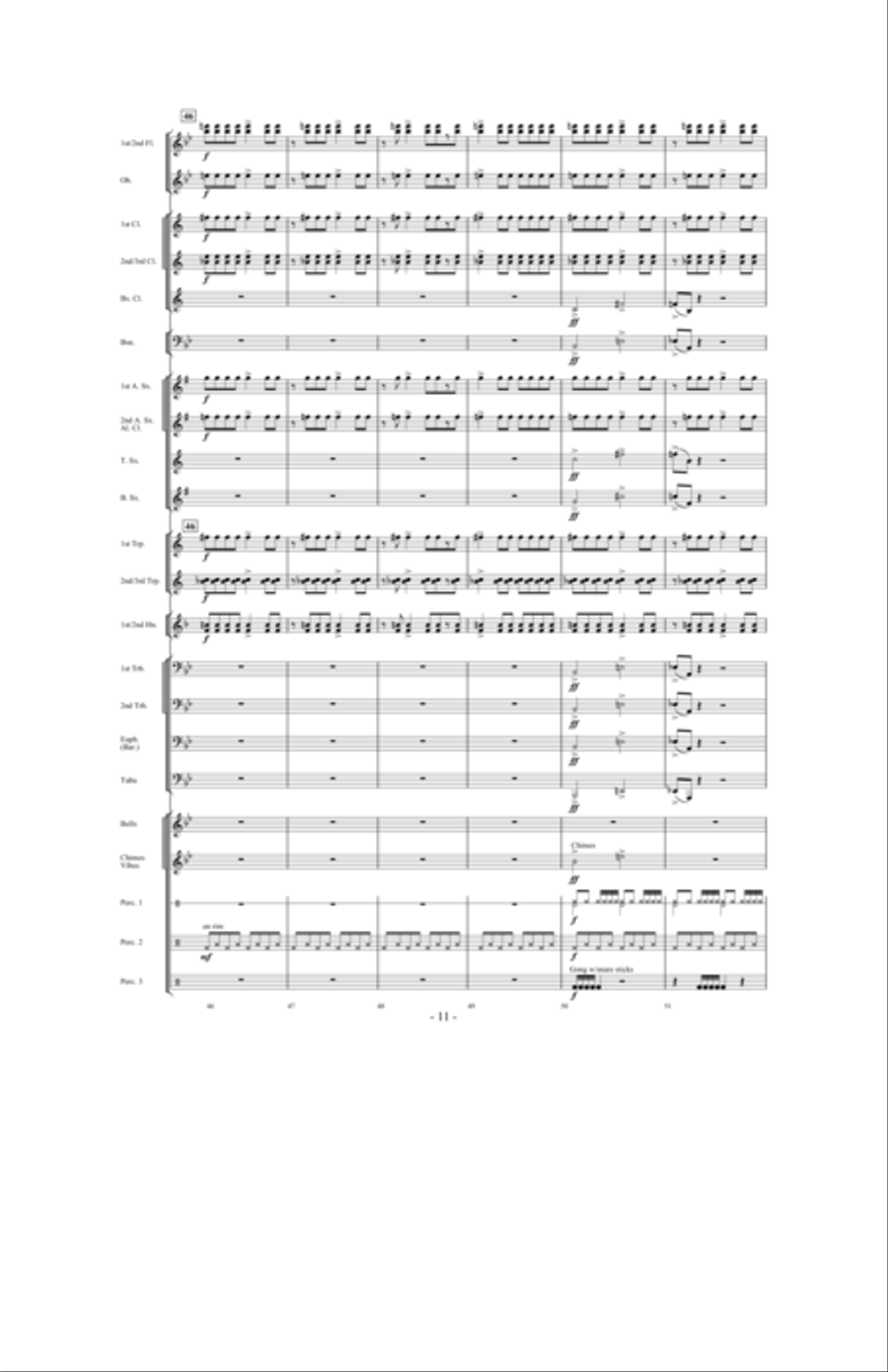 Force Majeure Force Majeure Concert Band scores gallery preview page 10