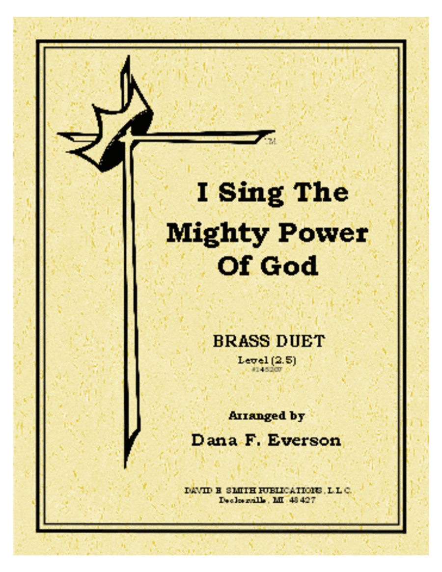 I Sing The Mighty Power Of God