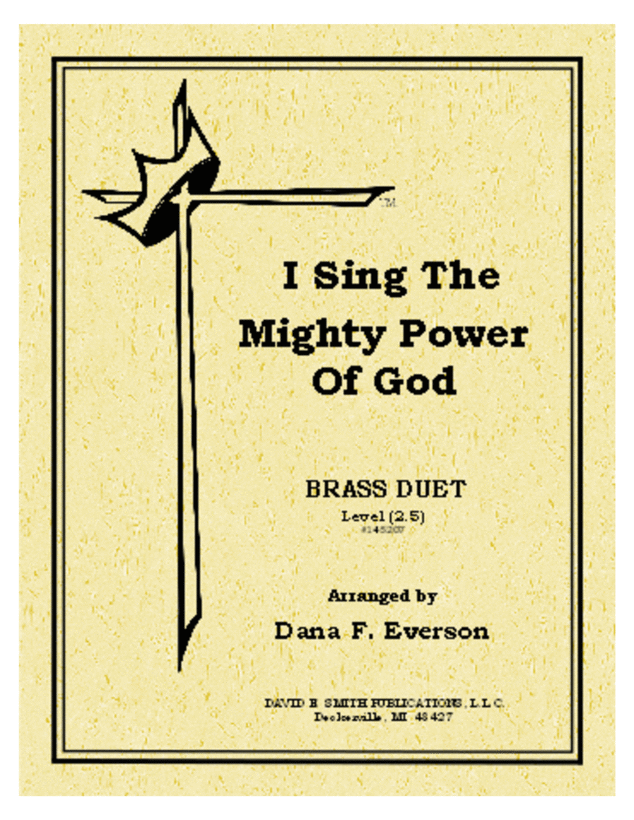 I Sing The Mighty Power Of God Brass Duet scores gallery preview page 1