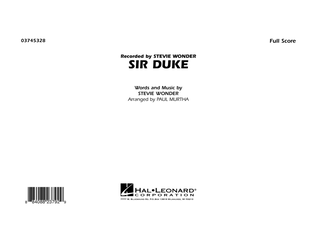 Book cover for Sir Duke - Full Score