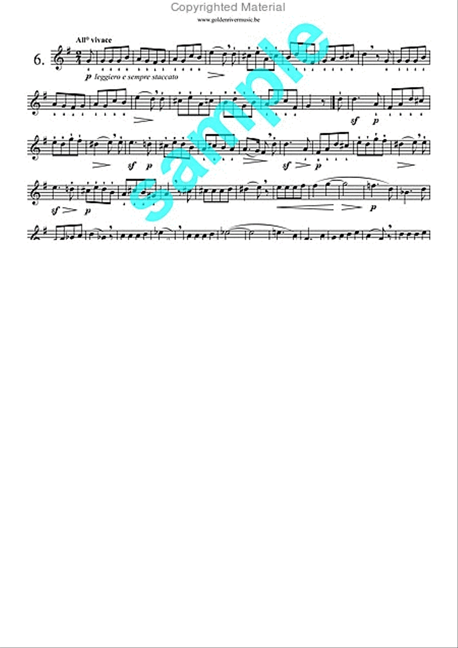 12 Grands Caprices op. 32 for horn School and Community scores gallery preview page 7