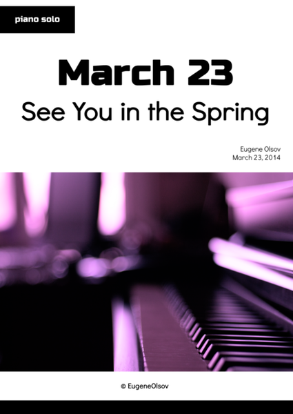 March 23 (See You in the Spring) image number null